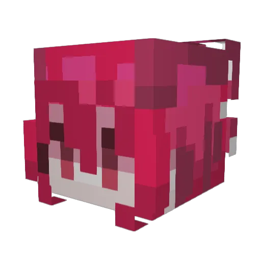 viridescentttt Minecraft avatar head, 3D render