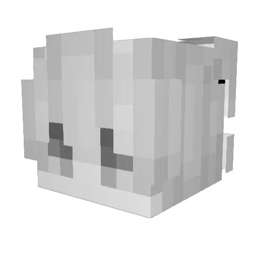virizch Minecraft avatar head, 3D render