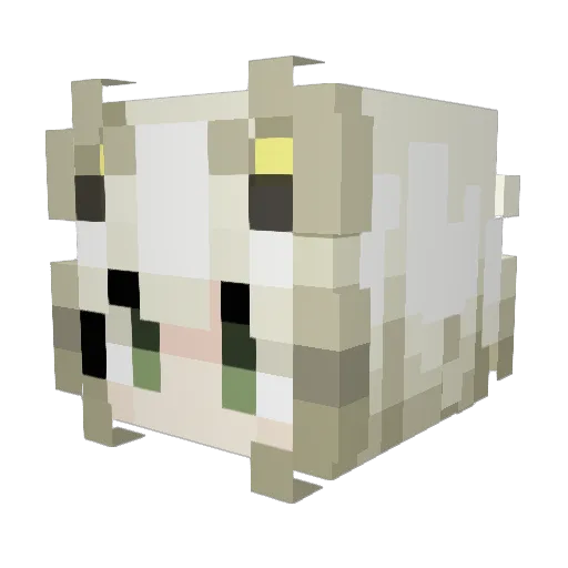 virmol0923 Minecraft avatar head, 3D render