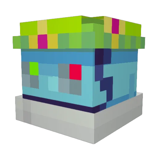 virtkha Minecraft avatar head, 3D render