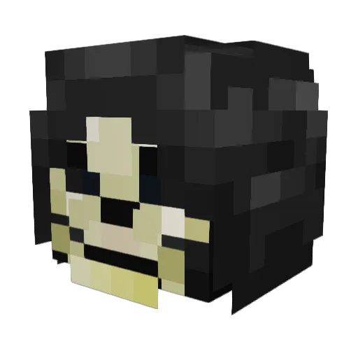 virtu11 Minecraft avatar head, 3D render
