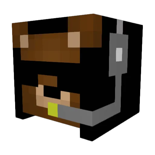 virtualbjorn Minecraft avatar head, 3D render