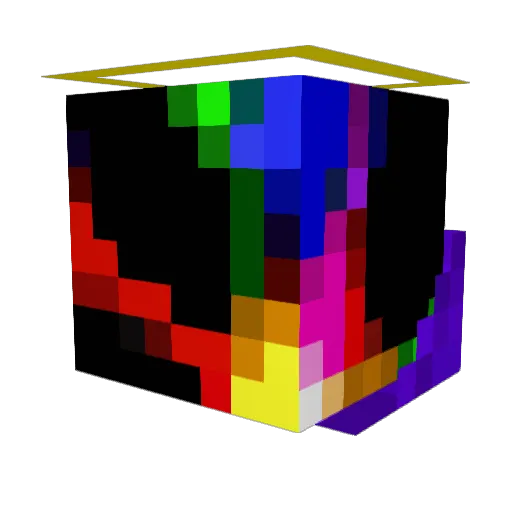 virus2175 Minecraft avatar head, 3D render