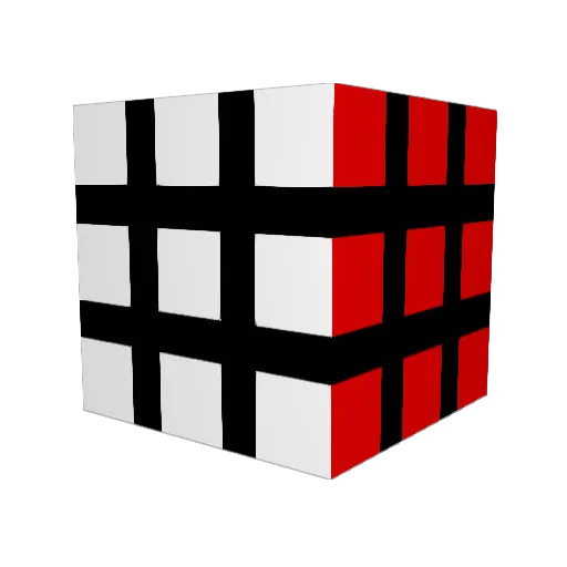 virus500 Minecraft avatar head, 3D render