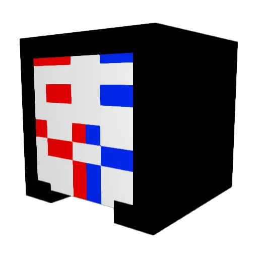 virusGamemaster Minecraft avatar head, 3D render