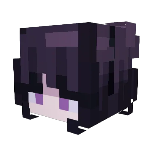 virusrpi Minecraft avatar head, 3D render