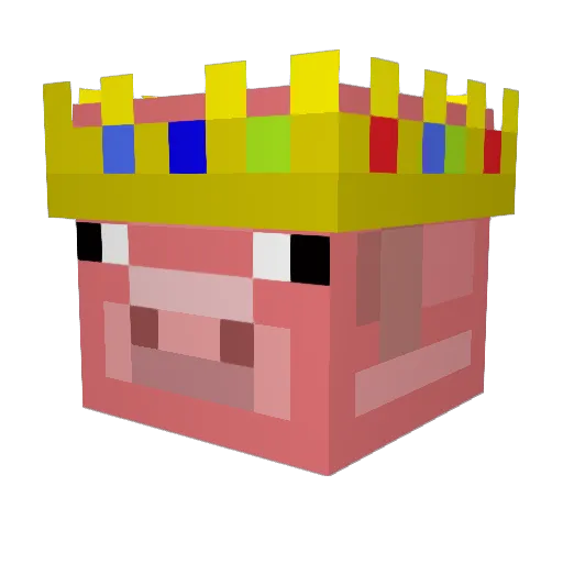 virusssssss Minecraft avatar head, 3D render