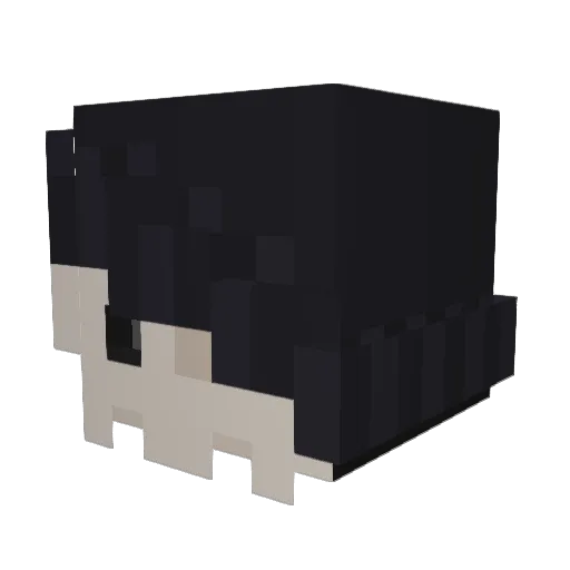 viruzes Minecraft avatar head, 3D render
