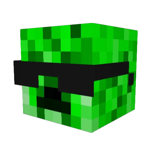 vishal19 Minecraft avatar head, 3D render