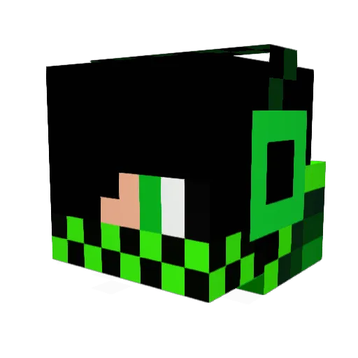 vishnukhullar Minecraft avatar head, 3D render