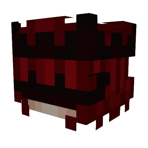 vishoot Minecraft avatar head, 3D render