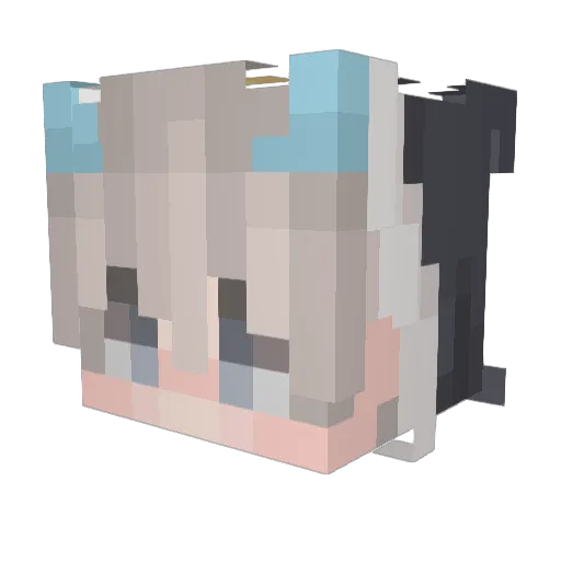 viso114 Minecraft avatar head, 3D render