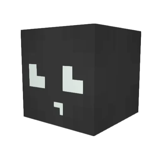 visxionary Minecraft avatar head, 3D render