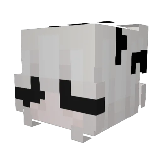 visze Minecraft avatar head, 3D render
