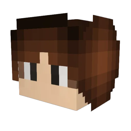 vit269 Minecraft avatar head, 3D render