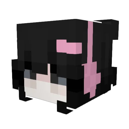 vita69_ Minecraft avatar head, 3D render