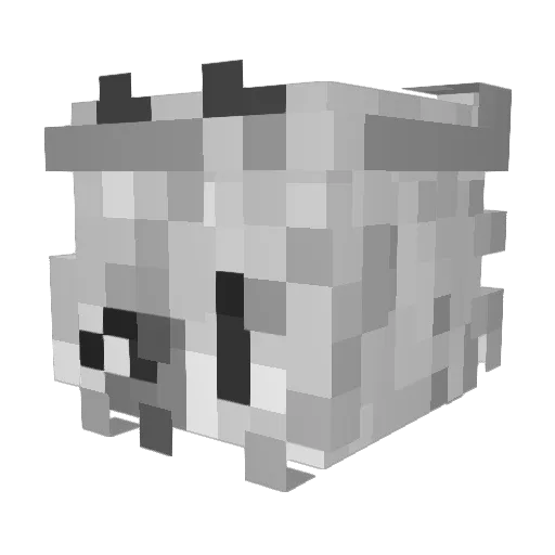 vitalkins124002 Minecraft avatar head, 3D render