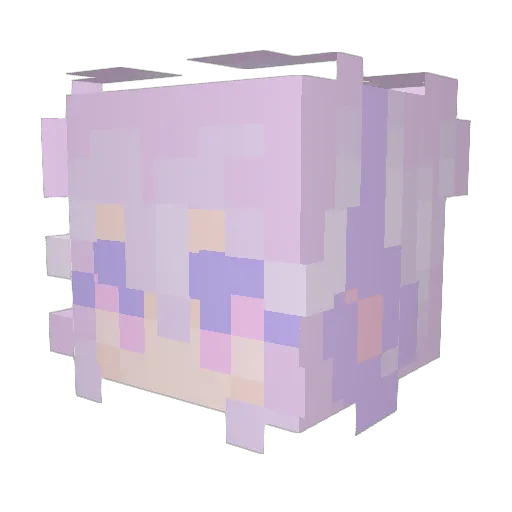 viteboi Minecraft avatar head, 3D render