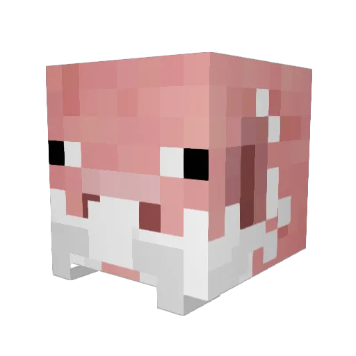 vitek1505 Minecraft avatar head, 3D render