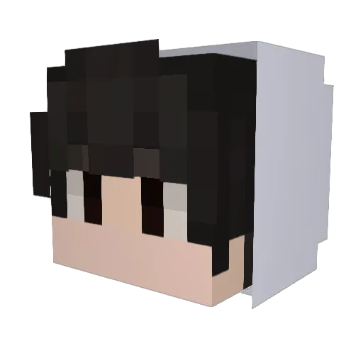 vitinpuramidia Minecraft avatar head, 3D render