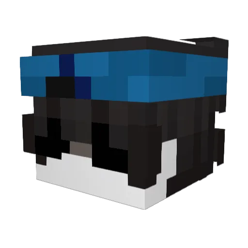 vitinzn1 Minecraft avatar head, 3D render