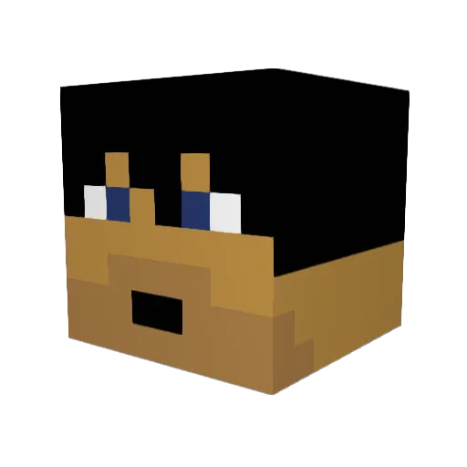 vitolo23 Minecraft avatar head, 3D render