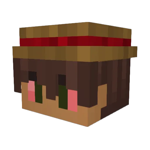 vitolo99 Minecraft avatar head, 3D render
