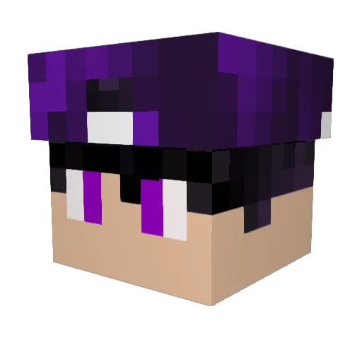 vitonho_ Minecraft avatar head, 3D render