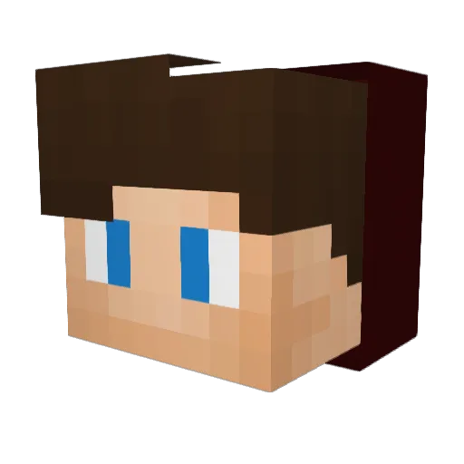 vitor3241 Minecraft avatar head, 3D render