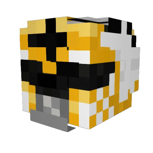 vitor_carretta Minecraft avatar head, 3D render