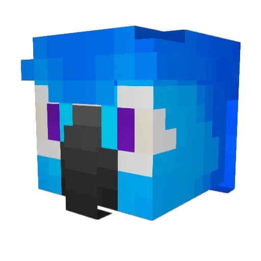 vitorfett08 Minecraft avatar head, 3D render