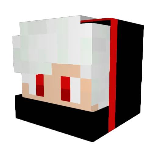vitorroche Minecraft avatar head, 3D render