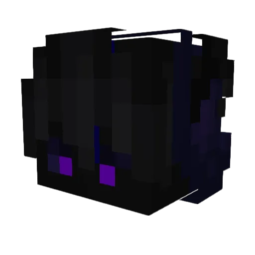 vitriix Minecraft avatar head, 3D render