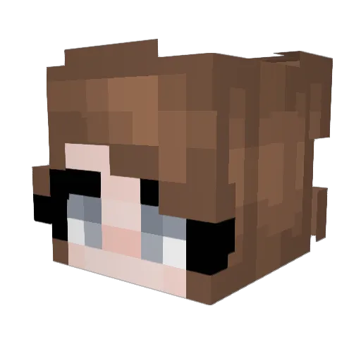 vitriolic_v Minecraft avatar head, 3D render