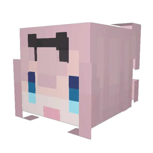 vittoria845 Minecraft avatar head, 3D render