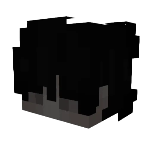 vitusxd Minecraft avatar head, 3D render