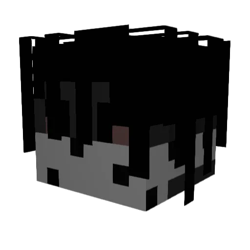 vivalavitja Minecraft avatar head, 3D render