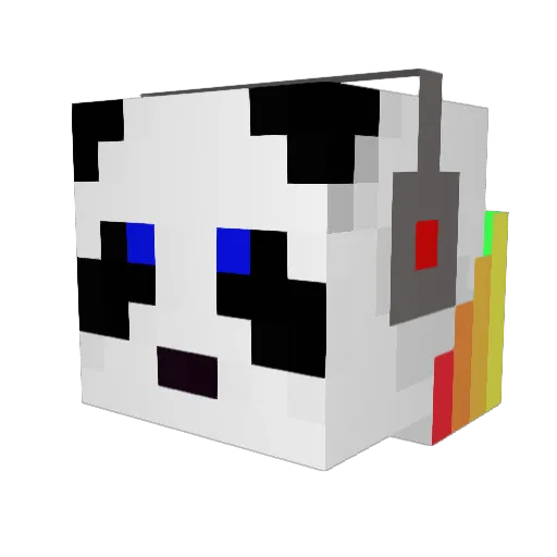 vivancox3 Minecraft avatar head, 3D render