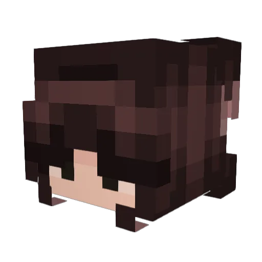 viviaann1 Minecraft avatar head, 3D render