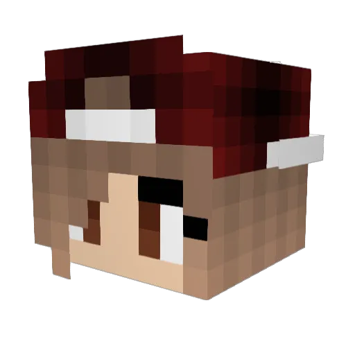 vivian0019 Minecraft avatar head, 3D render