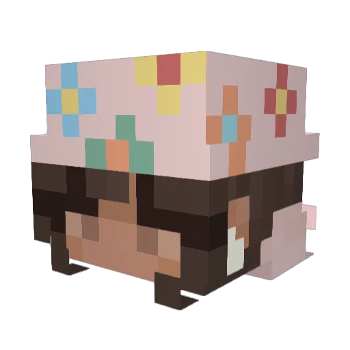 vivifcamposs Minecraft avatar head, 3D render