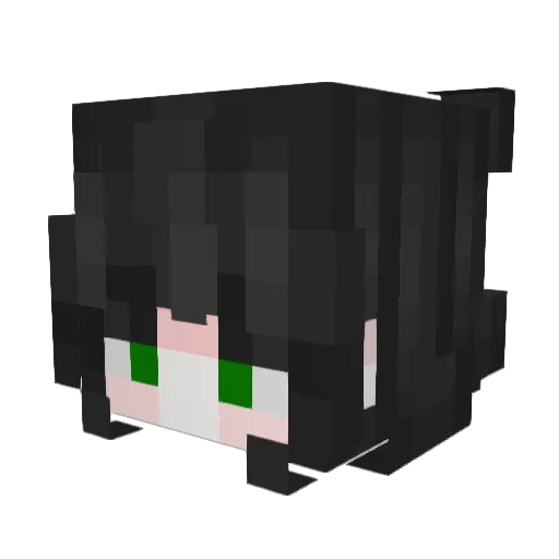 viviio Minecraft avatar head, 3D render