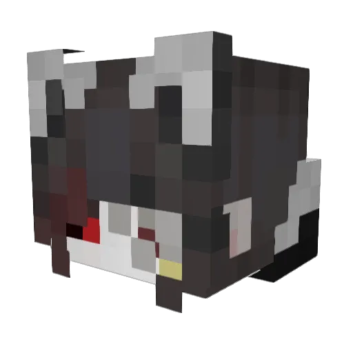 vivinan Minecraft avatar head, 3D render