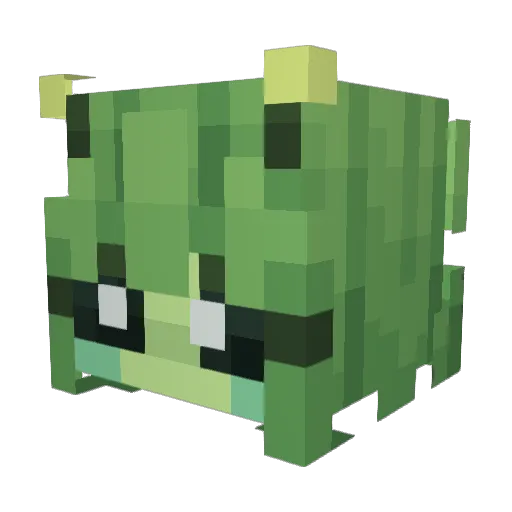 vivipodd Minecraft avatar head, 3D render