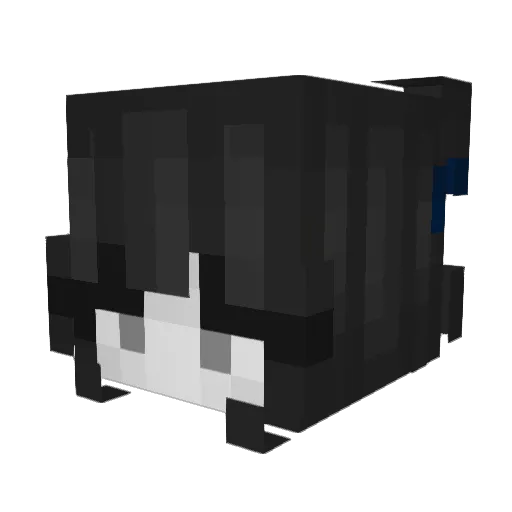 viviure Minecraft avatar head, 3D render