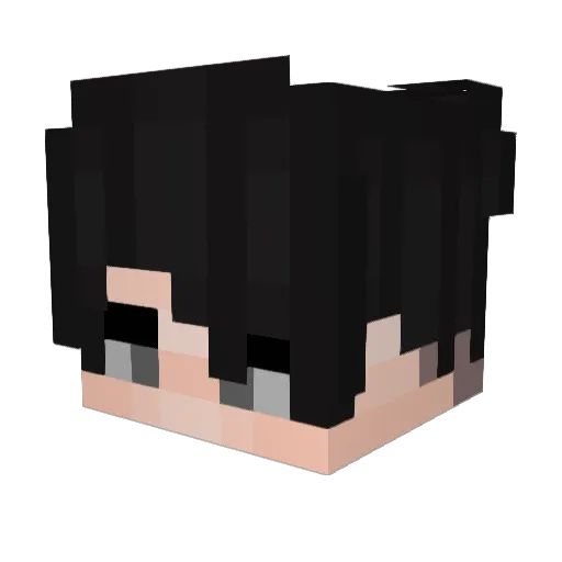 vivivenus Minecraft avatar head, 3D render