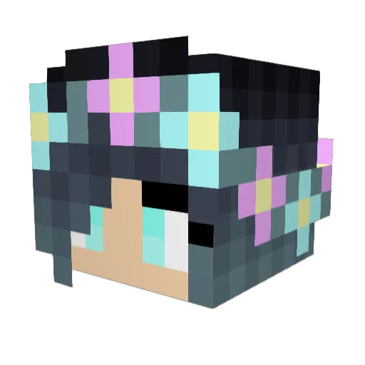 viviwivi99 Minecraft avatar head, 3D render