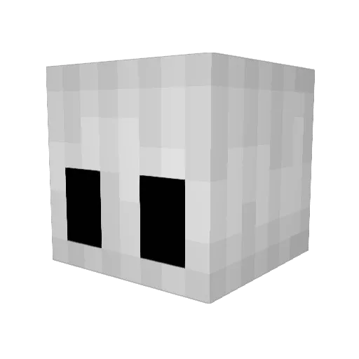 vivllz5 Minecraft avatar head, 3D render