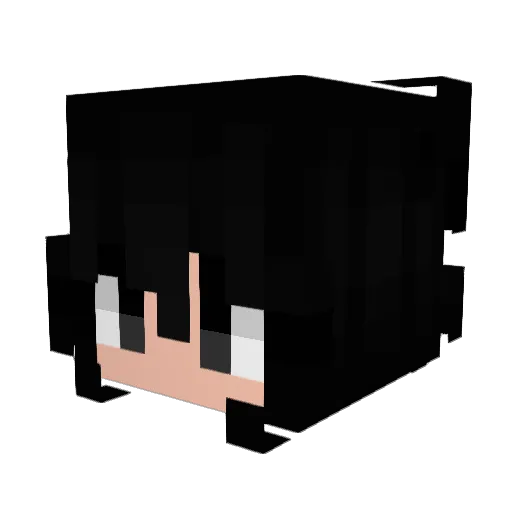 vivodewin Minecraft avatar head, 3D render