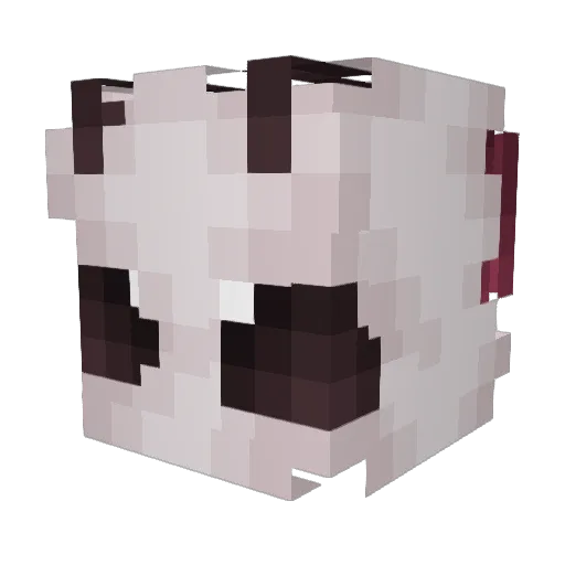 vivonix_ Minecraft avatar head, 3D render
